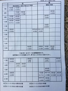 飛行機の離発着